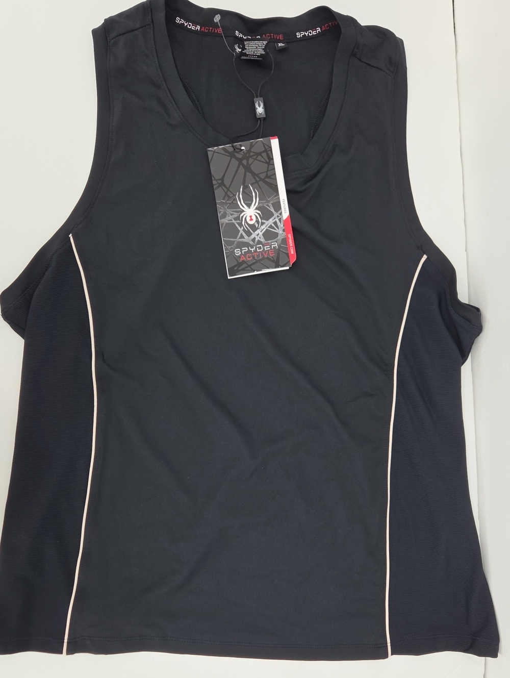 Spyder Black Tank- Men’s Athletic Top